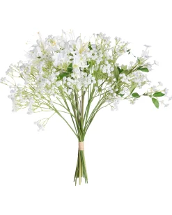 Bukiet sztucznych kwiatów VEIROS 38 cm Biały