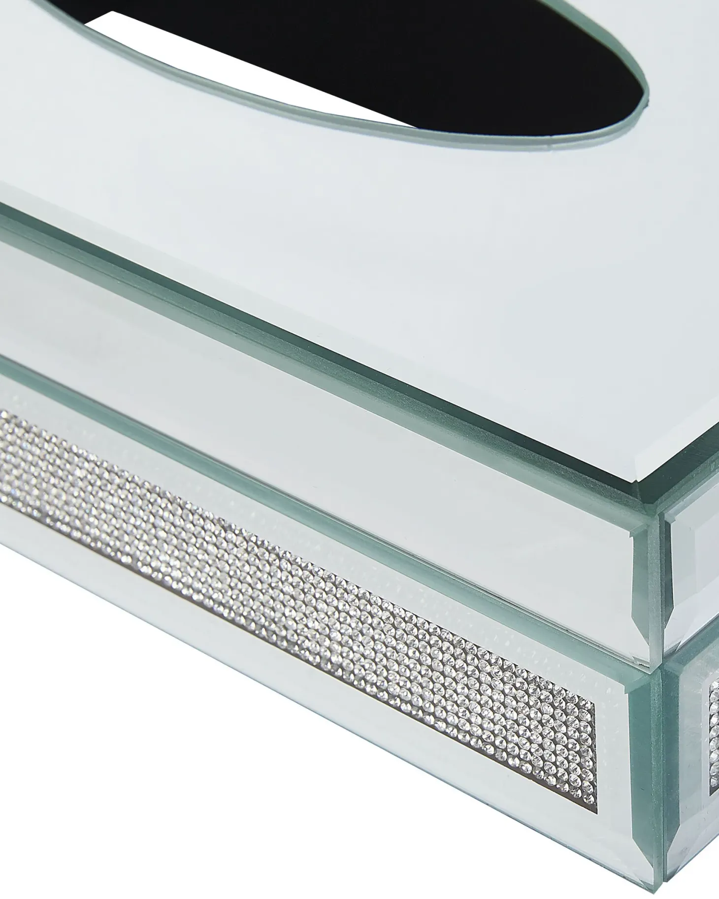 Chustecznik CHARLY Szkło Srebrny