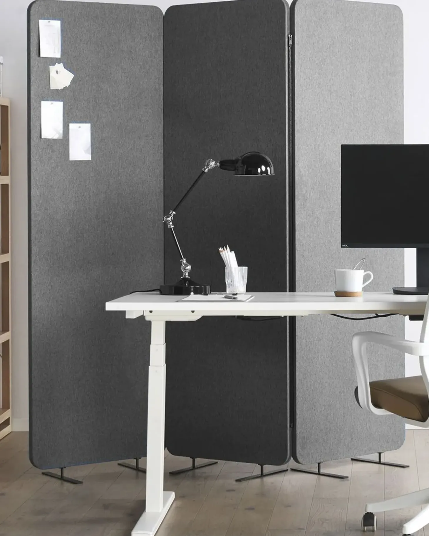 Clearance Ścianka działowa STANDI 184 x 184 cm Ścianki Biurowe I Przegrody