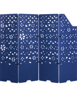 Ścianka działowa STARRY 240 x 180 cm Granatowy Ścianki Biurowe I Przegrody