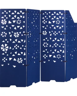 Ścianka działowa STARRY 240 x 180 cm Granatowy Ścianki Biurowe I Przegrody