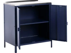 3-częściowa kuchnia ogrodowa VILAMA Niebieski Metal