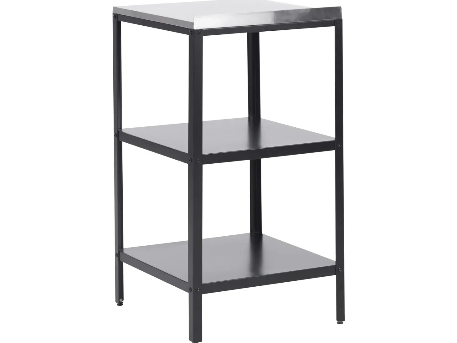 3-częściowa kuchnia ogrodowa ze zlewem VILAMA Czarny Metal