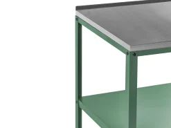 3-częściowa kuchnia ogrodowa ze zlewem VILAMA Zielony Metal