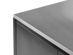 2-częściowa kuchnia ogrodowa ze zlewem MAENZA Czarny Metal