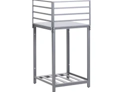 4-częściowa kuchnia ogrodowa ze zlewem MIRADOR Szary Technorattan