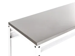 3-częściowa kuchnia ogrodowa ze zlewem MAENZA Biały Metal