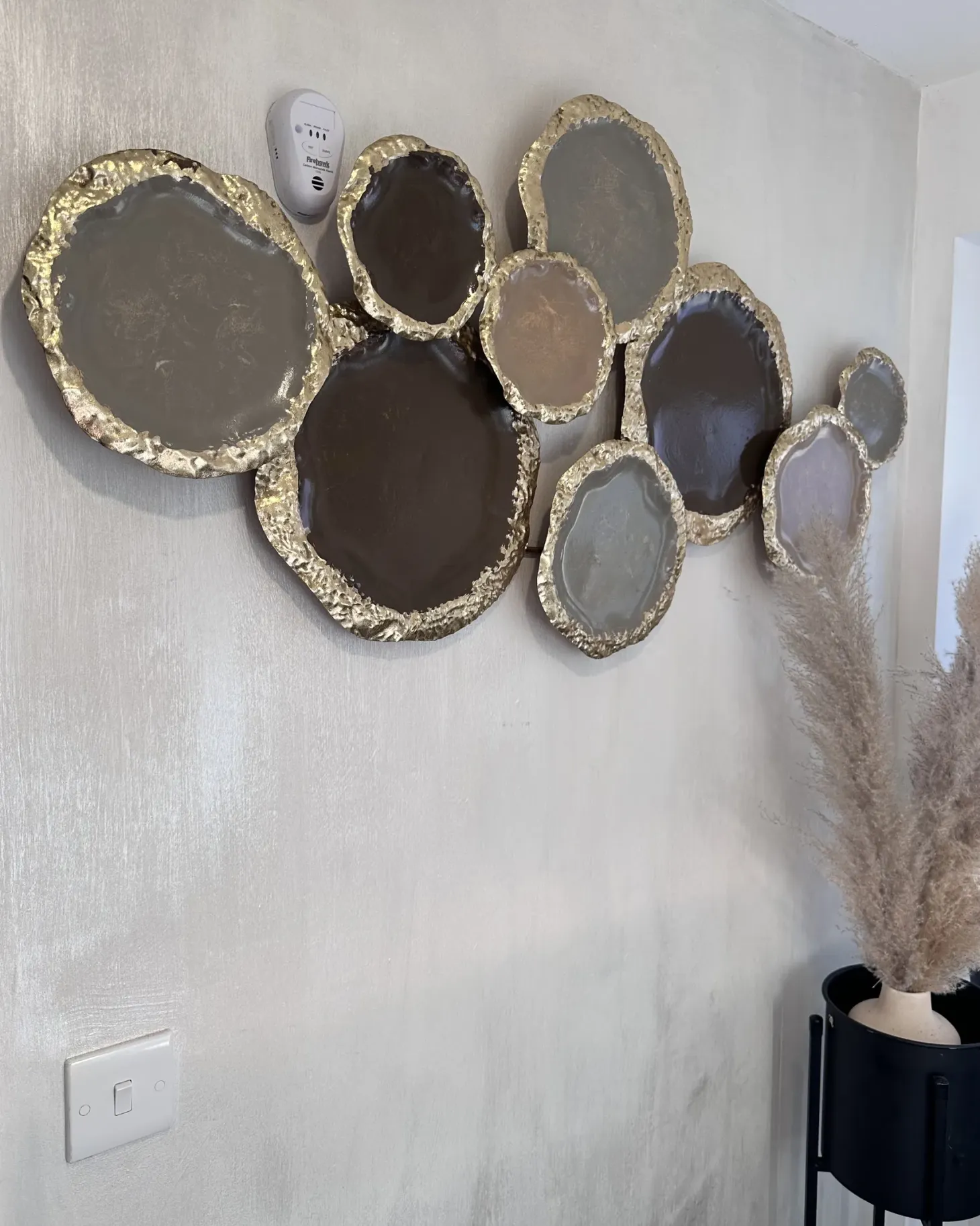Dekoracja ścienna ARGON Metal 57 cm Kolorowy