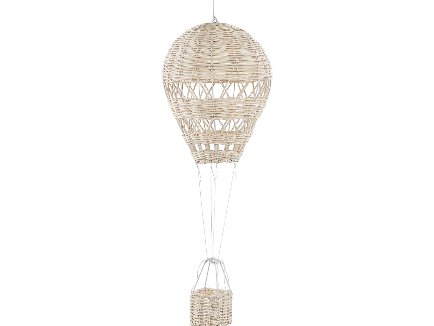 Dekoracja ścienna Balon BEMBA Rattan 60 cm Naturalny