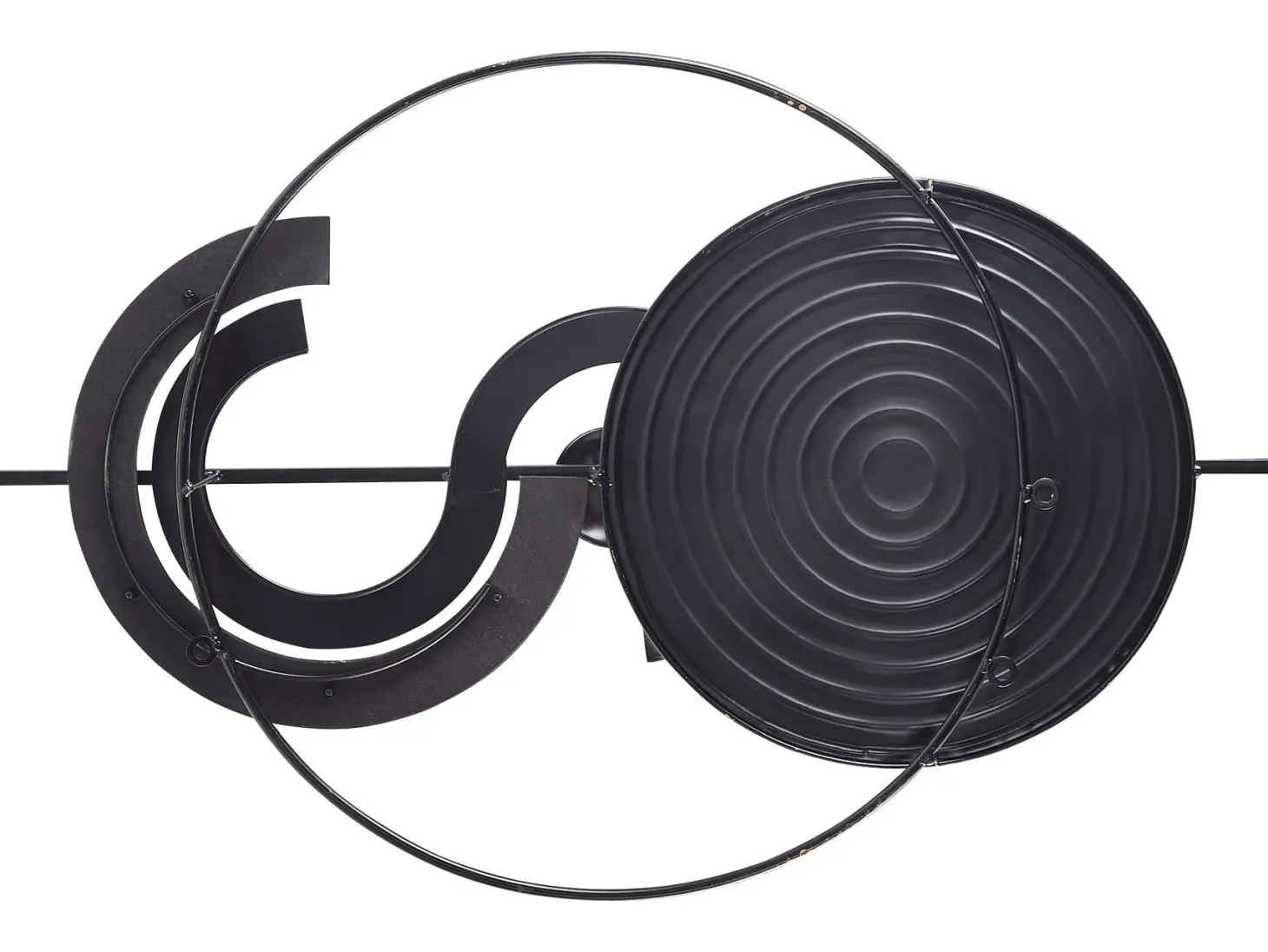 Dekoracja ścienna BRAGA Metal 55 cm Kolorowy