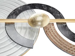 Dekoracja ścienna BRAGA Metal 55 cm Kolorowy