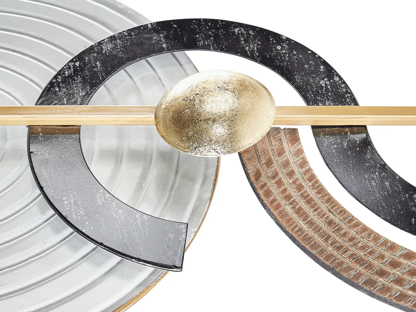 Dekoracja ścienna BRAGA Metal 55 cm Kolorowy