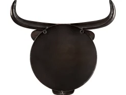 Dekoracja ścienna Byk ERBIUM Metal 41 cm Szary