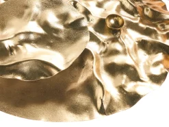 Dekoracja ścienna CALRY Metal 43 cm Złoty