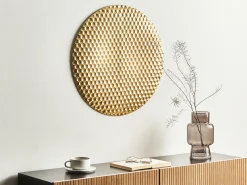 Dekoracja ścienna CAMARATE Metal 60 cm Złoty
