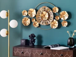 Dekoracja ścienna CHROMIUM Metal 50 cm Czerwony