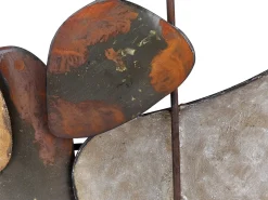 Dekoracja ścienna COBALT Metal 50 cm Brązowy