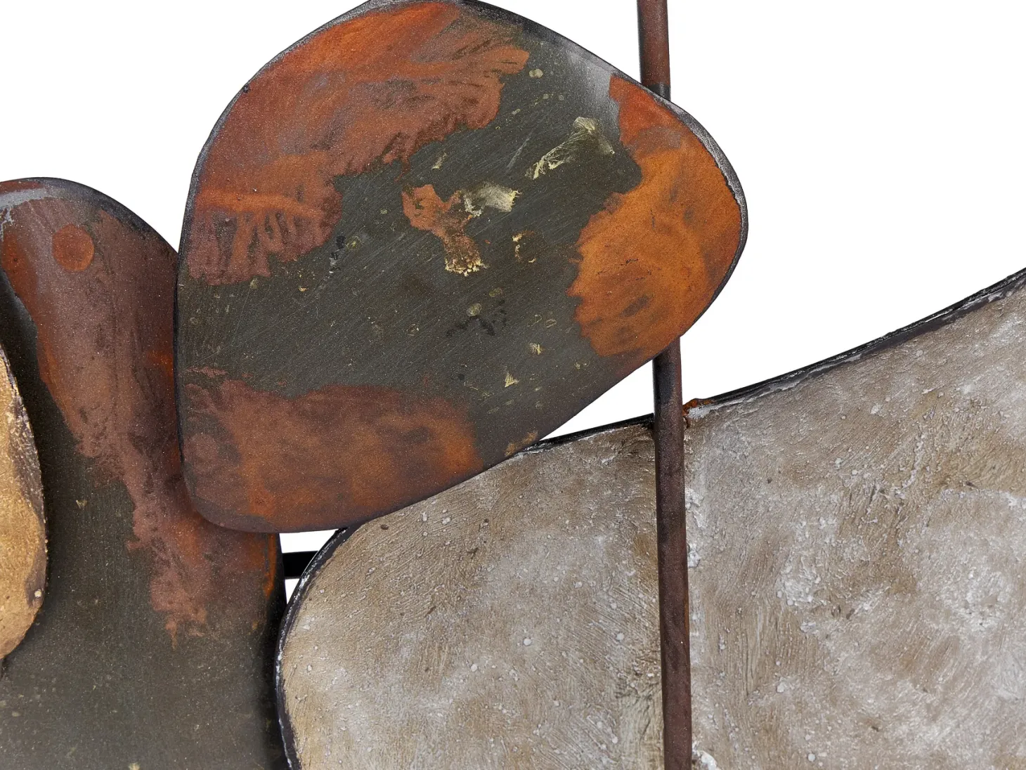 Dekoracja ścienna COBALT Metal 50 cm Brązowy