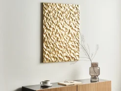 Dekoracja ścienna COIMBRA Metal 79 cm Złoty