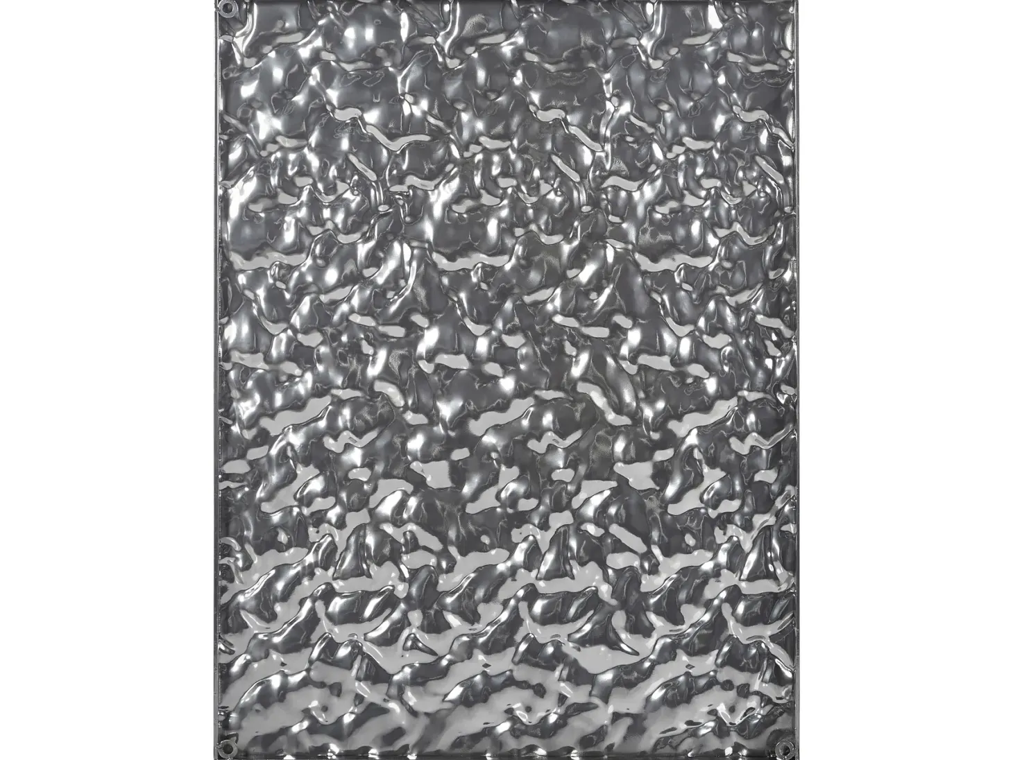 Dekoracja ścienna COIMBRA Metal 79 cm Srebrny