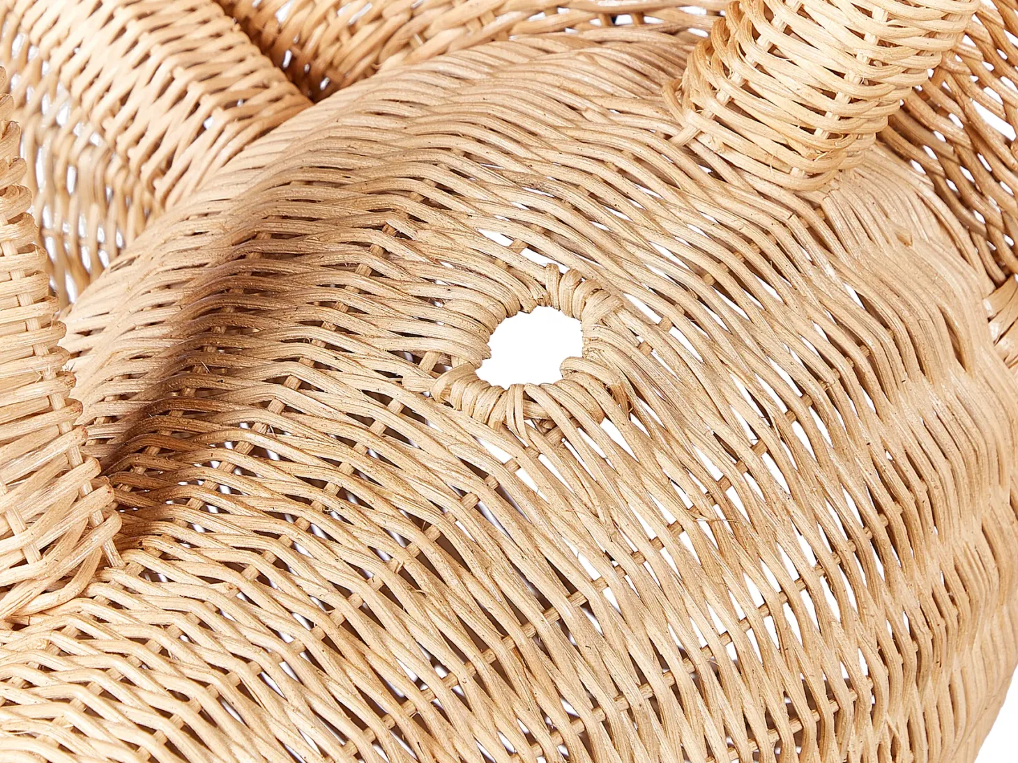Dekoracja ścienna Dinozaur BIOKO Rattan 44 cm Naturalny