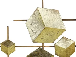 Dekoracja ścienna FLEROVIUM Metal 45 cm Złoty