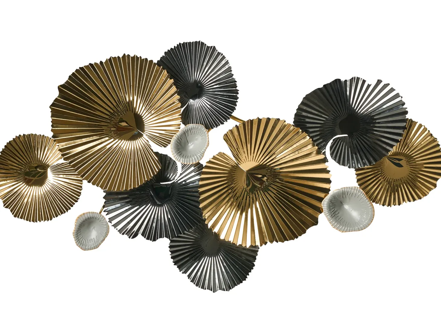 Dekoracja ścienna FRANCIUM Metal 50 cm Kolorowy
