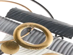 Dekoracja ścienna GLENADE Metal 43 cm Kolorowy