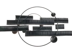 Dekoracja ścienna GLENADE Metal 43 cm Kolorowy