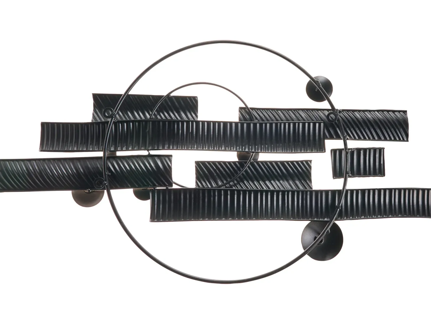 Dekoracja ścienna GLENADE Metal 43 cm Kolorowy