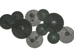 Dekoracja ścienna HASSIUM Metal 48 cm Niebieski