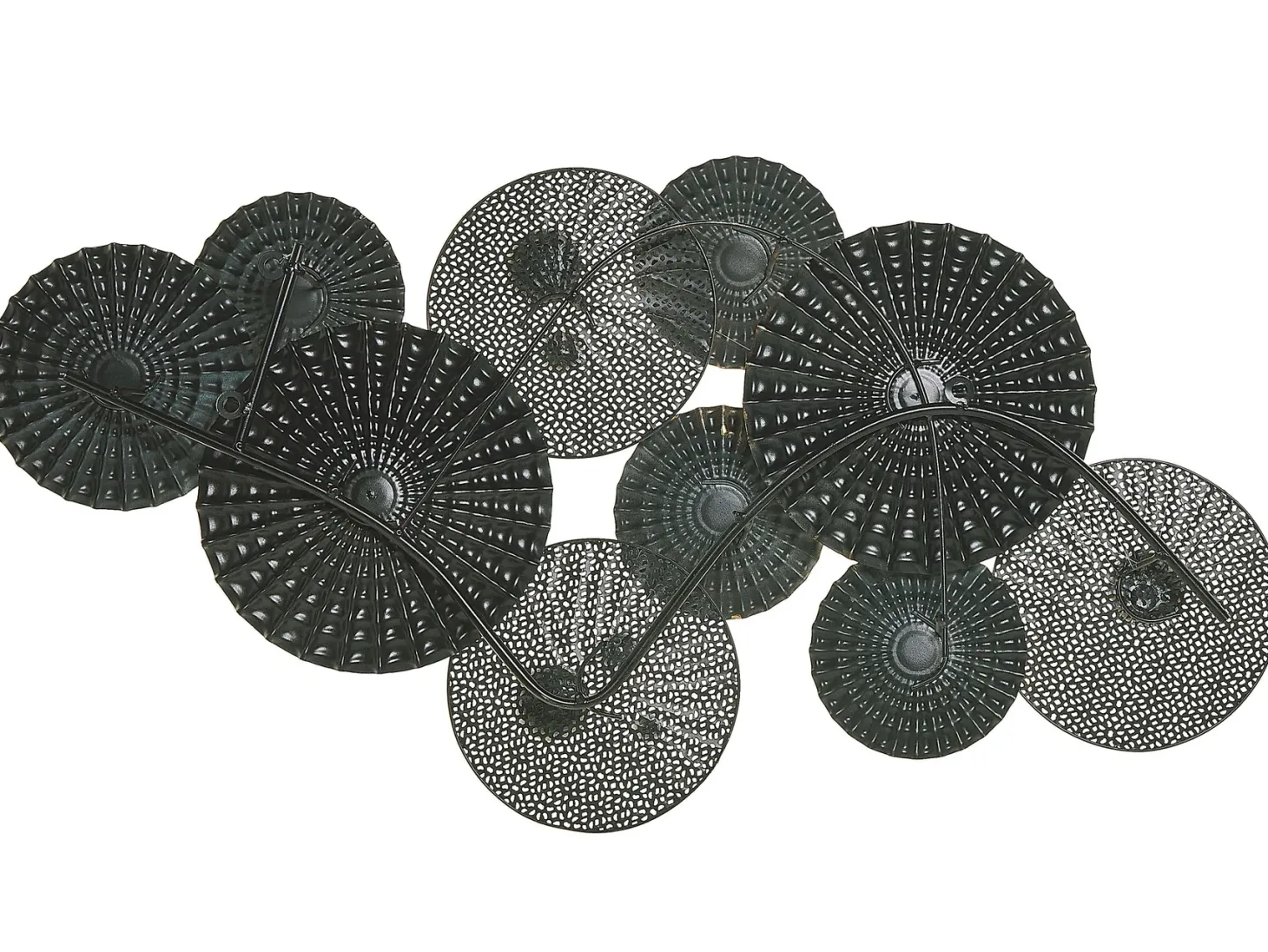 Dekoracja ścienna HASSIUM Metal 48 cm Niebieski