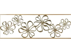 Dekoracja ścienna Kwiat CERIUM Metal 31 cm Złoty
