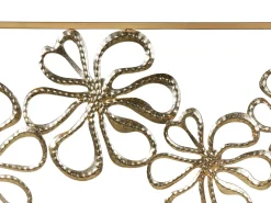 Dekoracja ścienna Kwiat CERIUM Metal 31 cm Złoty
