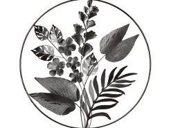 Dekoracja ścienna Kwiat DUBNIUM Metal 70 cm Zielony