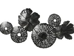 Dekoracja ścienna Kwiat GADOLINIUM Metal 45 cm Kolorowy