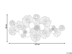 Dekoracja ścienna Kwiat MOLYBDENIUM Metal 60 cm Kolorowy