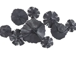 Dekoracja ścienna Kwiat POTASSIUM Metal 49 cm Szary