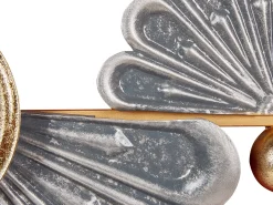 Dekoracja ścienna Kwiat PROMETHIUM Metal 51 cm Złoty