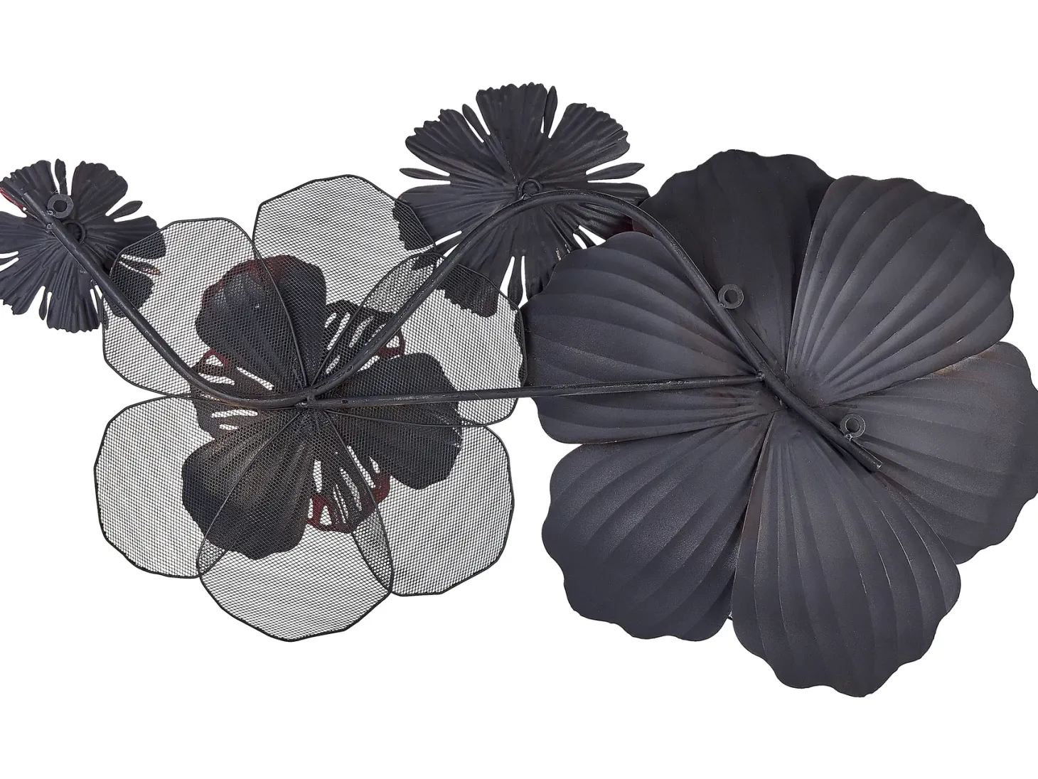 Dekoracja ścienna Kwiat SCANDIUM Metal 45 cm Czerwony