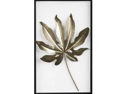 Dekoracja ścienna Liść CURIUM Metal 50 cm Kolorowy