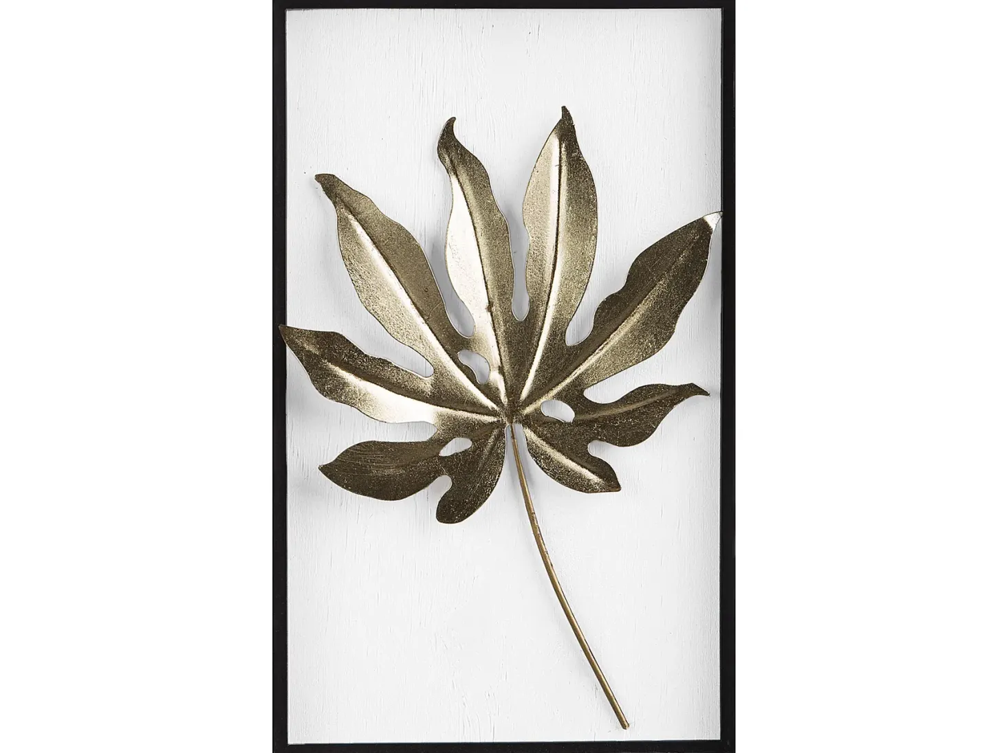 Dekoracja ścienna Liść CURIUM Metal 50 cm Kolorowy