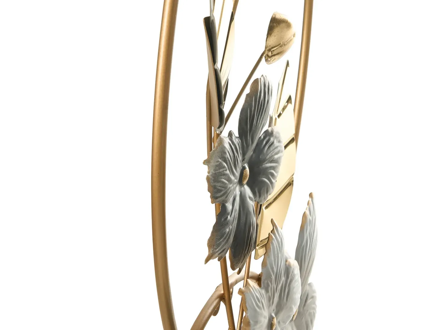 Dekoracja ścienna Liść DYSPROSIUM Metal 61 cm Złoty