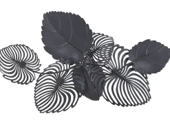 Dekoracja ścienna Liść MAGNESIUM Metal 55 cm Złoty