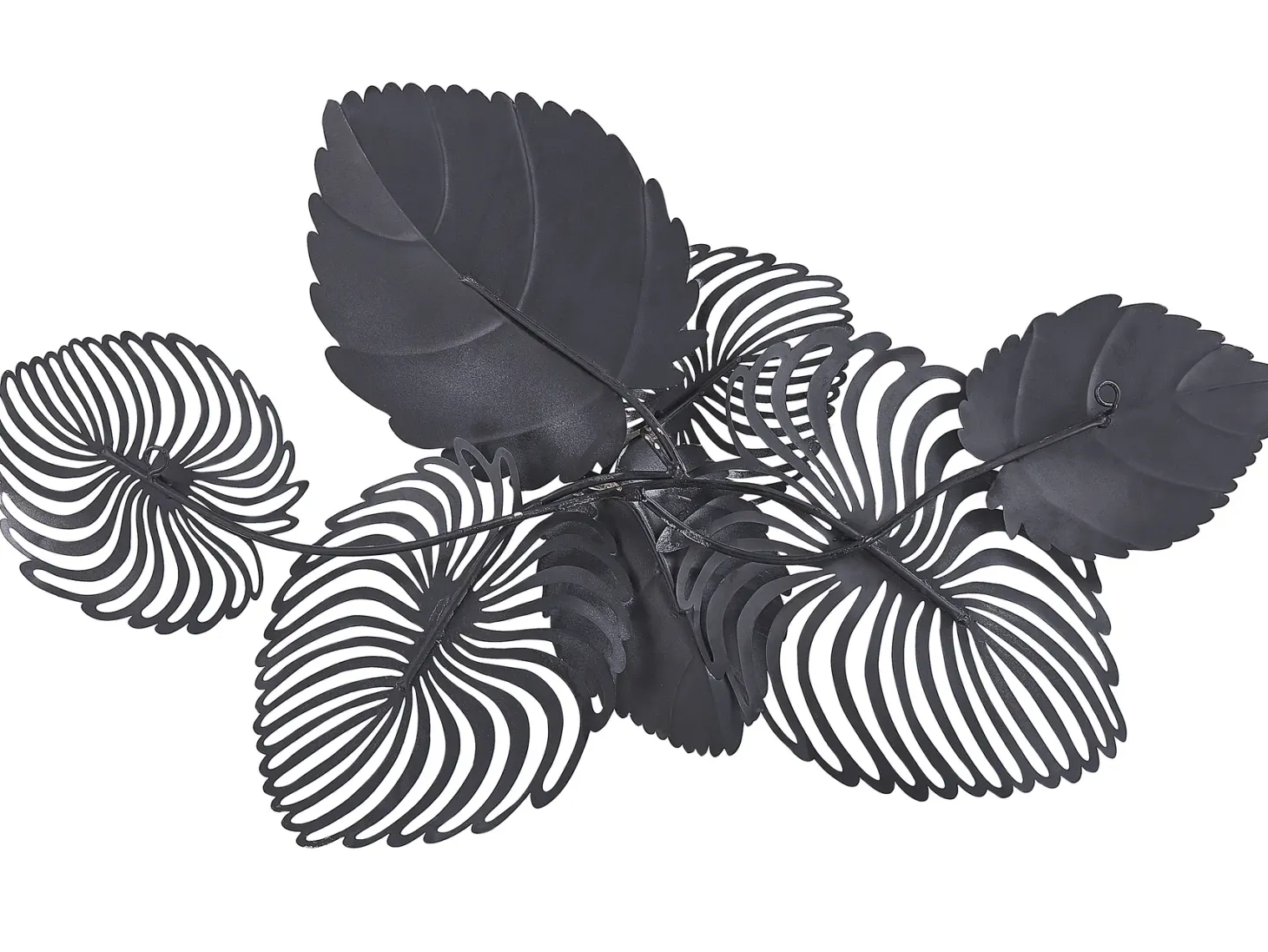 Dekoracja ścienna Liść MAGNESIUM Metal 55 cm Złoty