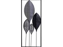 Dekoracja ścienna Liść PLATINUM Metal 75 cm Kolorowy
