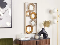 Dekoracja ścienna MAICOBA Metal 90 cm Złoty