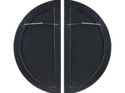 Dekoracja ścienna MANDAU Szkło 76 cm Czarny
