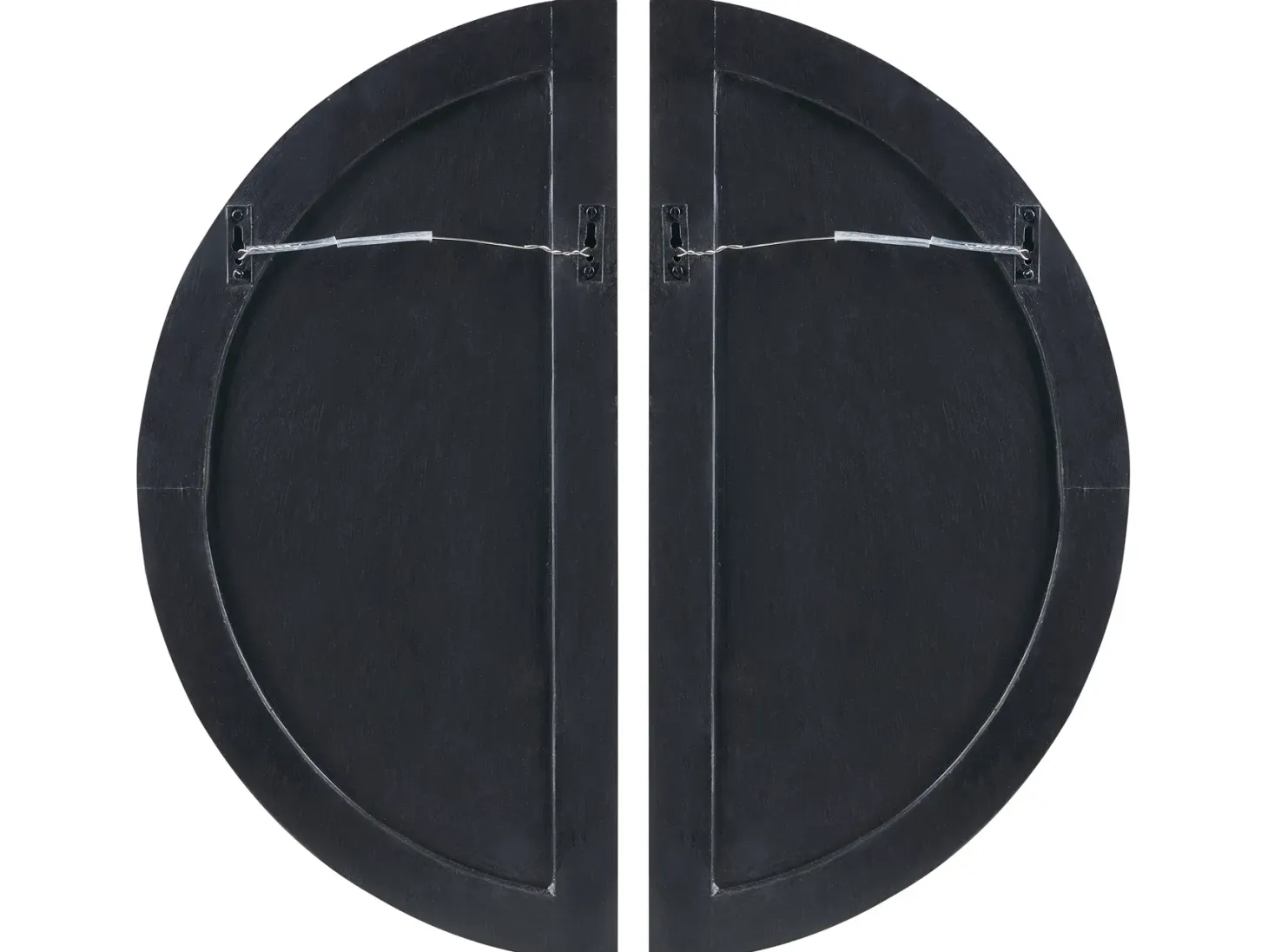 Dekoracja ścienna MANDAU Szkło 76 cm Czarny