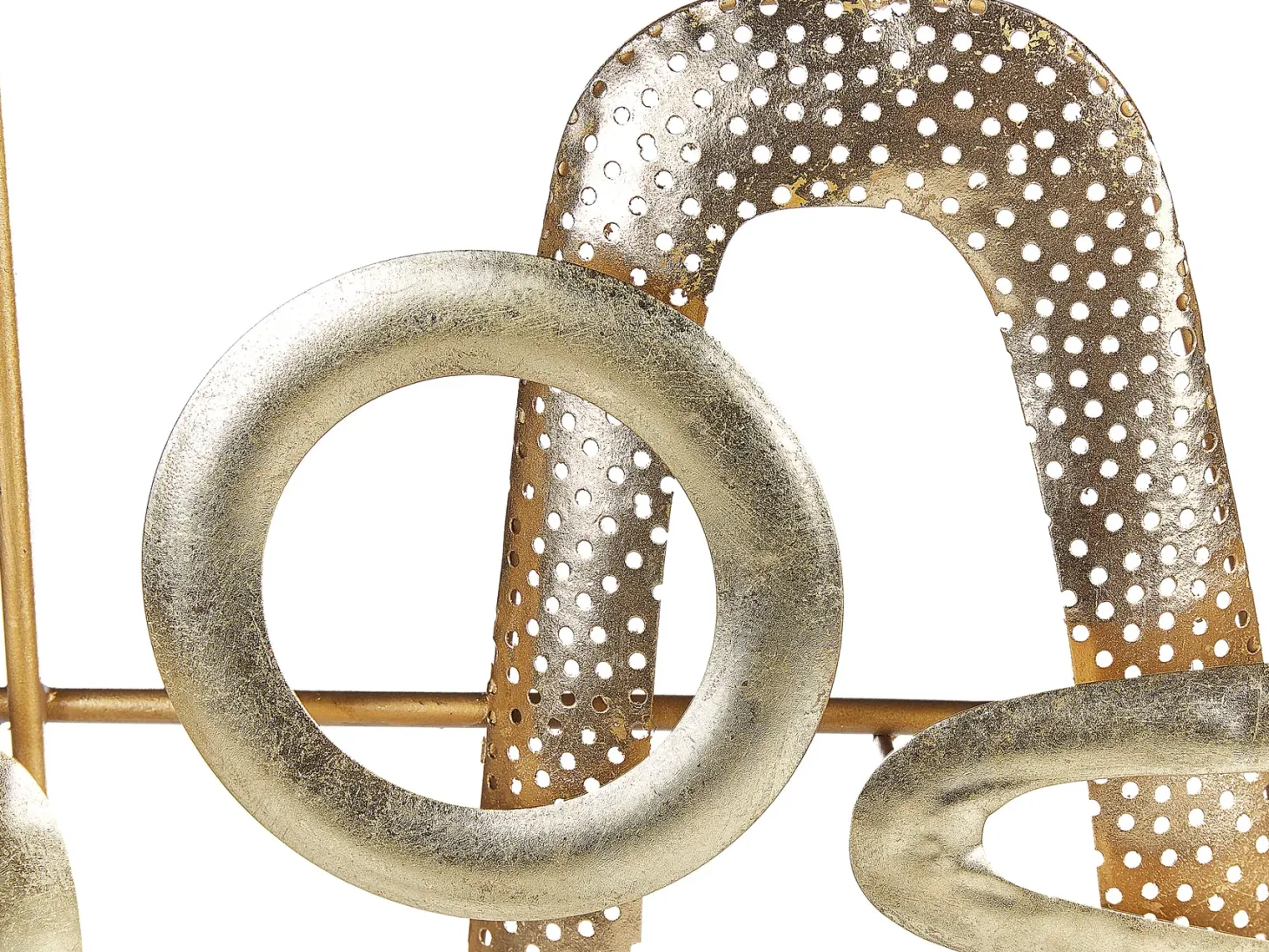 Dekoracja ścienna MANGANESE Metal 50 cm Złoty